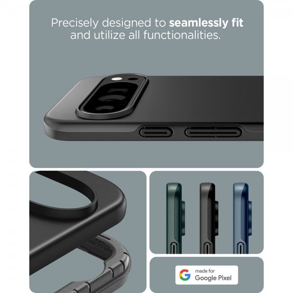 Spigen Google Pixel 9/Pixel 9 Pro Deksel Thin Fit Svart