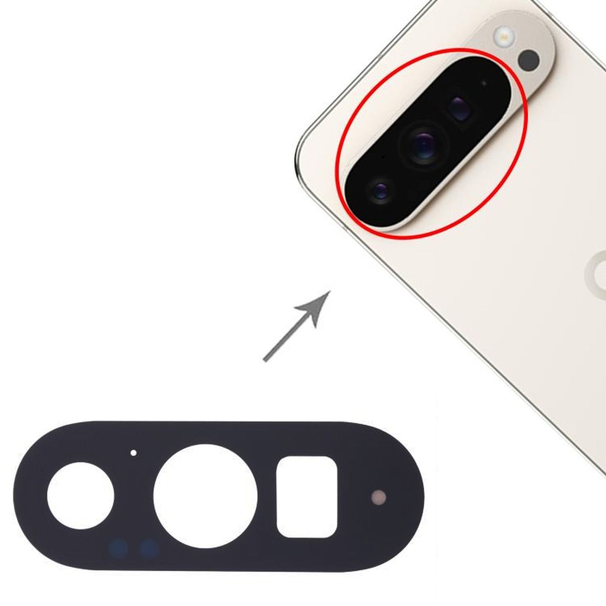 Google Pixel 9 Pro XL Kameraglass