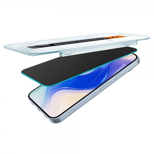 Spigen Google Pixel 9 Pro XL/Pixel 10 Pro XL Skjermbeskytter GLAS.tR EZ Fit Privacy 2-pakning