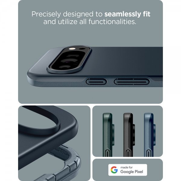 Spigen Google Pixel 9 Pro XL Deksel Thin Fit Metal Slate