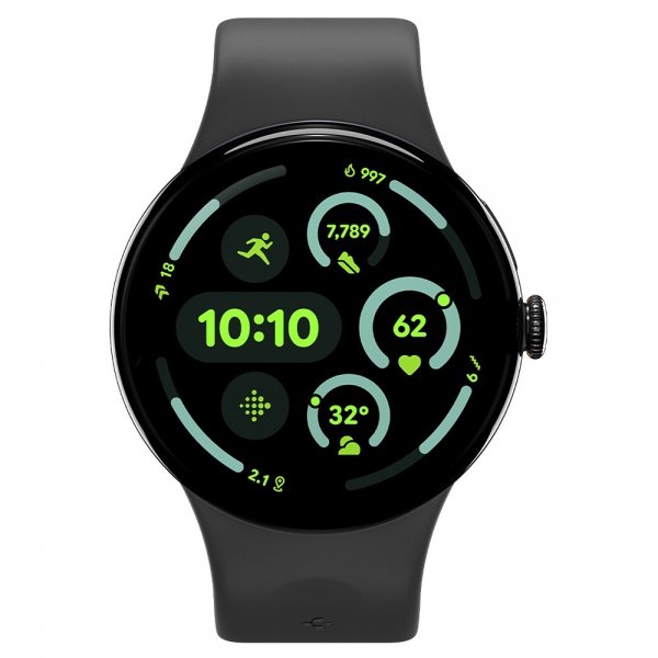 Spigen Google Pixel Watch 1/2/3/4 41mm Armbånd Nano Pop Black Sesame
