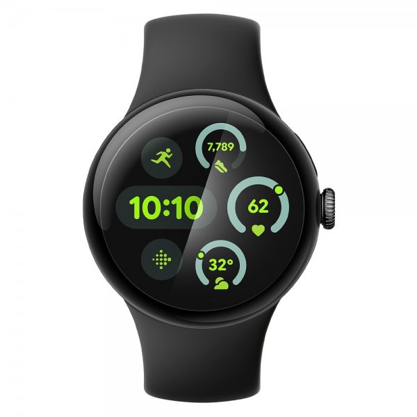 Spigen Google Pixel Watch 3/4 45mm Skjermbeskytter EliteShield EZ Fit 2-pakning