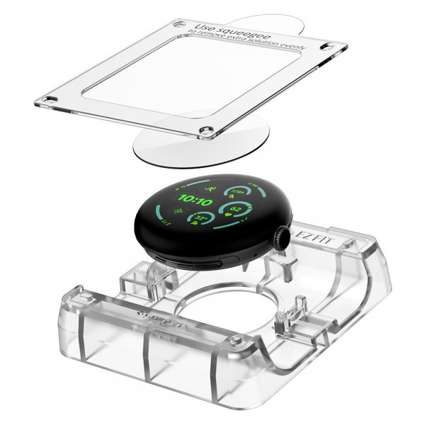 Spigen Google Pixel Watch 3/4 45mm Skjermbeskytter EliteShield EZ Fit 2-pakning