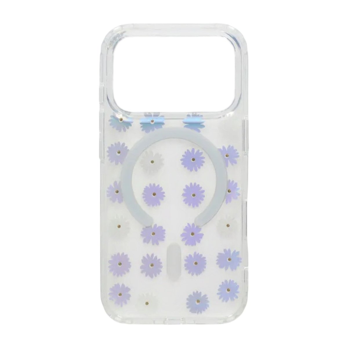 iPhone 17 Pro Deksel Blomstret Strass MagSafe Lilla