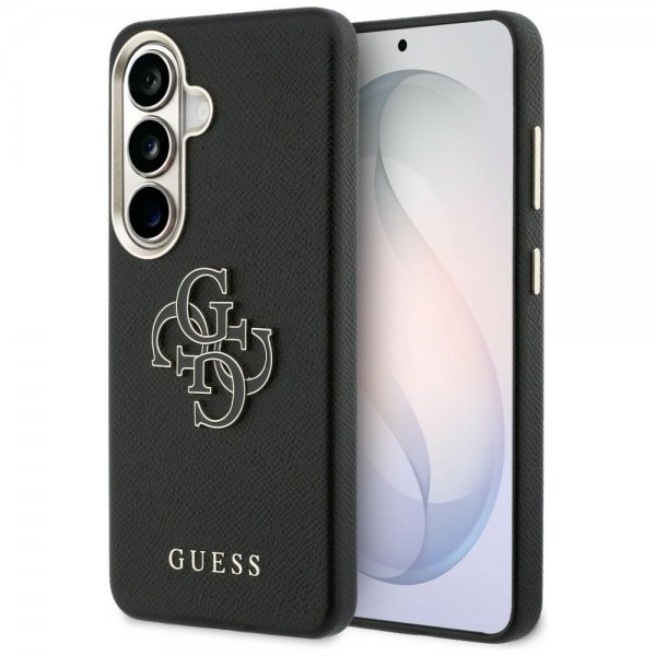 Guess Samsung Galaxy S26 Plus Deksel 4G Logo Grained Svart