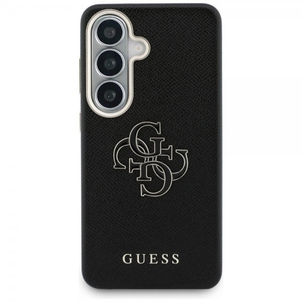 Guess Samsung Galaxy S26 Plus Deksel 4G Logo Grained Svart