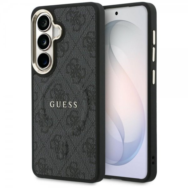 Guess Samsung Galaxy S26 Plus Deksel 4G Embossed MagSafe Svart