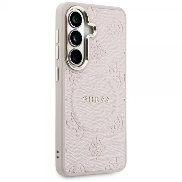 Guess Samsung Galaxy S26 Deksel Saffiano Peony MagSafe Rosa