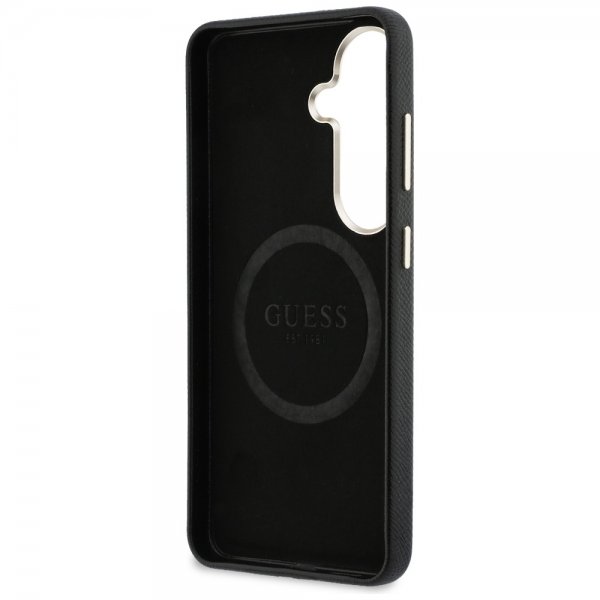 Guess Samsung Galaxy S26 Plus Deksel Rhinestone Logo MagSafe Svart