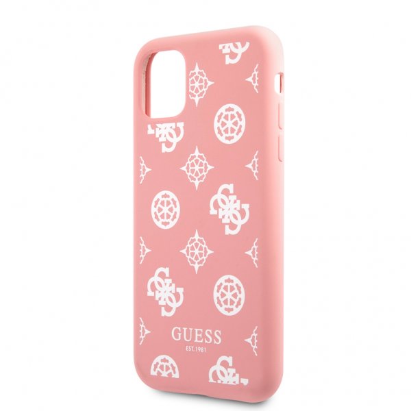 Guess iPhone 11 Deksel Peony Rosa