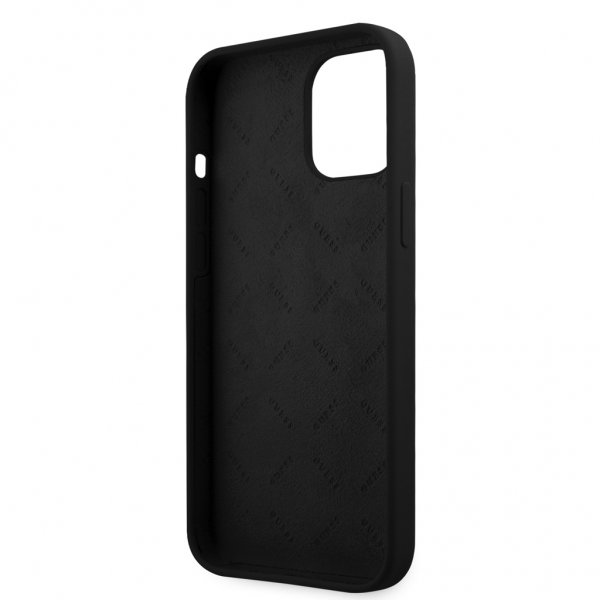 Guess iPhone 12/iPhone 12 Pro Deksel Peony Svart
