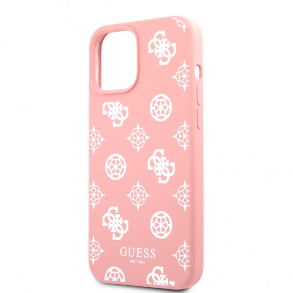 Guess iPhone 12/iPhone 12 Pro Deksel Peony Rosa