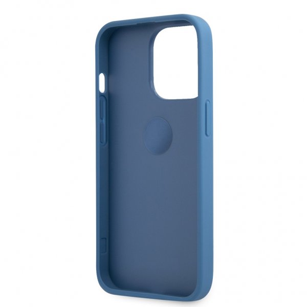 Guess iPhone 13 Pro Max Deksel Ring Stand Blå