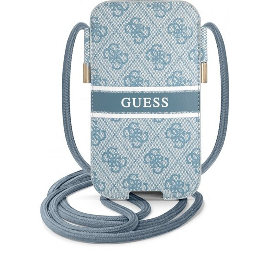 Guess Pouch 4G Logo Large Blå