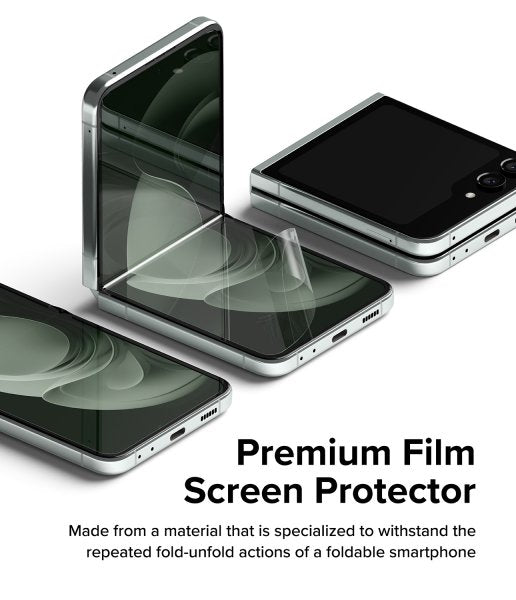 Ringke Samsung Galaxy Z Flip 5 Skjermbeskytter Dual Easy Film 2-pakning