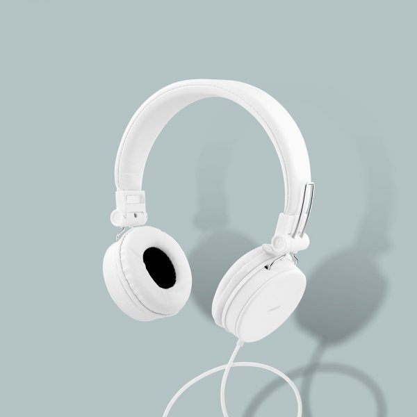 Streetz Hodetelefoner H300 Headphones 3.5mm Hvit