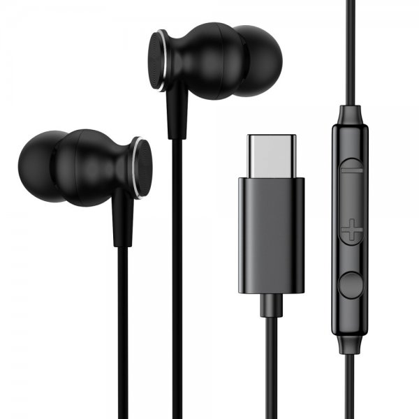 Joyroom Hodetelefoner JR-EC04 USB-C Svart
