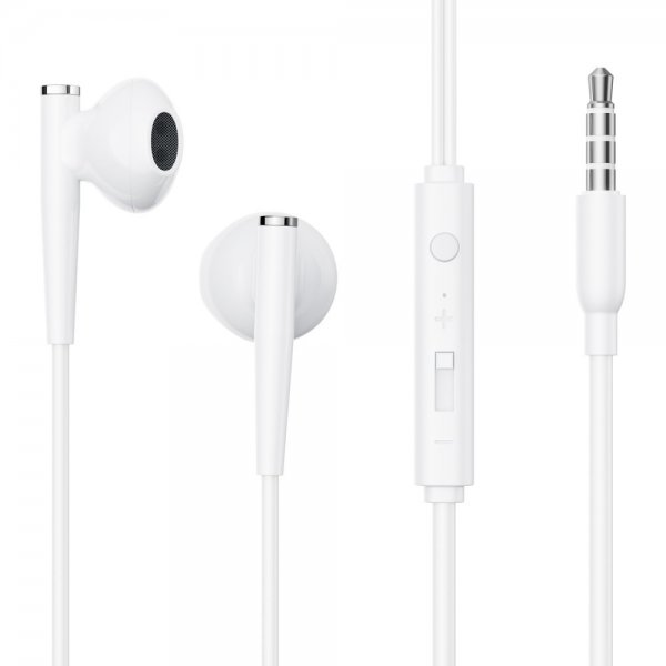 Joyroom Hodetelefoner JR-EW04 Wired Earphones 3.5mm Hvit