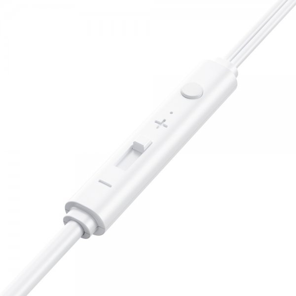 Joyroom Hodetelefoner JR-EW04 Wired Earphones 3.5mm Hvit