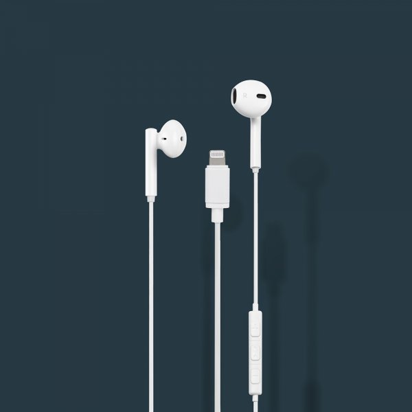 Streetz Hodetelefoner L200 Lightning Earbuds Hvit
