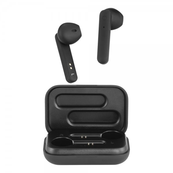 Streetz Hodetelefoner T110 Wireless Earbuds Semi-In-Ear Matte Svart