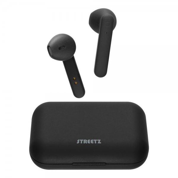 Streetz Hodetelefoner T110 Wireless Earbuds Semi-In-Ear Svart
