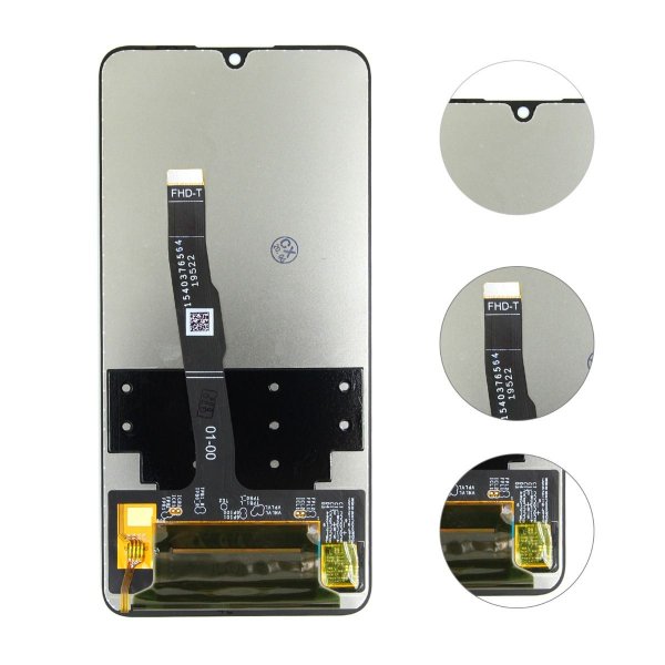 Huawei P30 Lite Skjerm/Display OEM - Svart