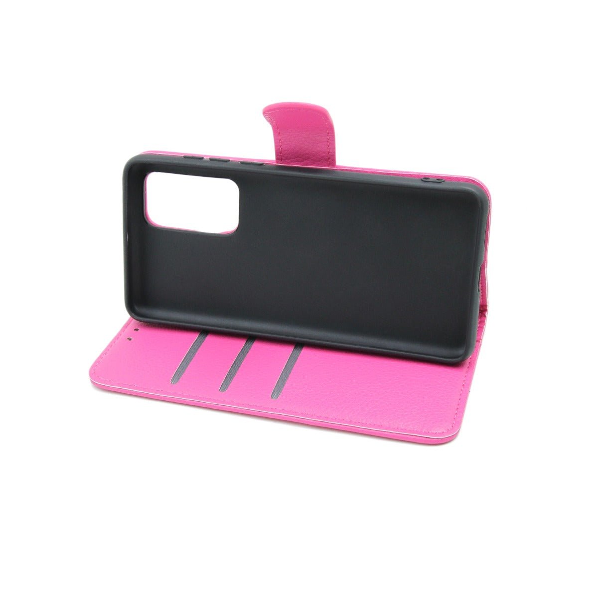 Huawei P40 Etui med stativ Rosa