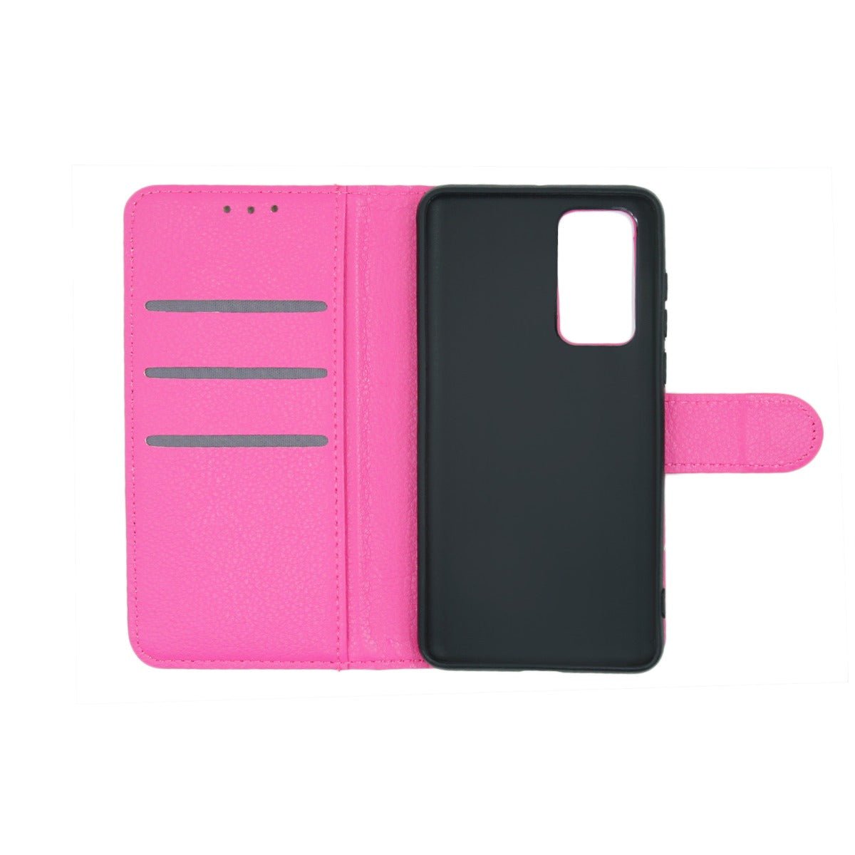Huawei P40 Etui med stativ Rosa