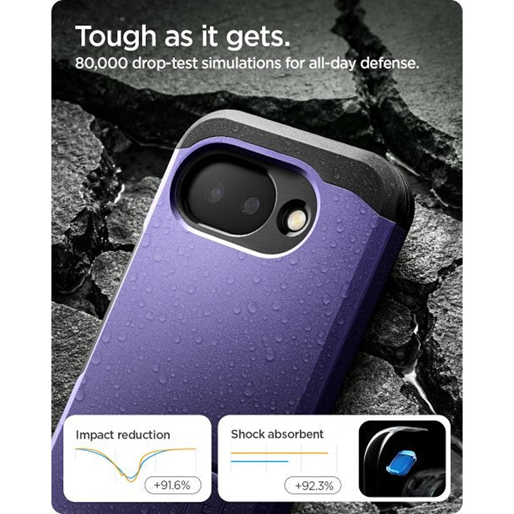 Spigen Google Pixel 10a Deksel Tough Armor MagFit Ash Violet