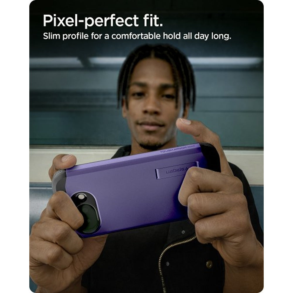 Spigen Google Pixel 10a Deksel Tough Armor MagFit Ash Violet