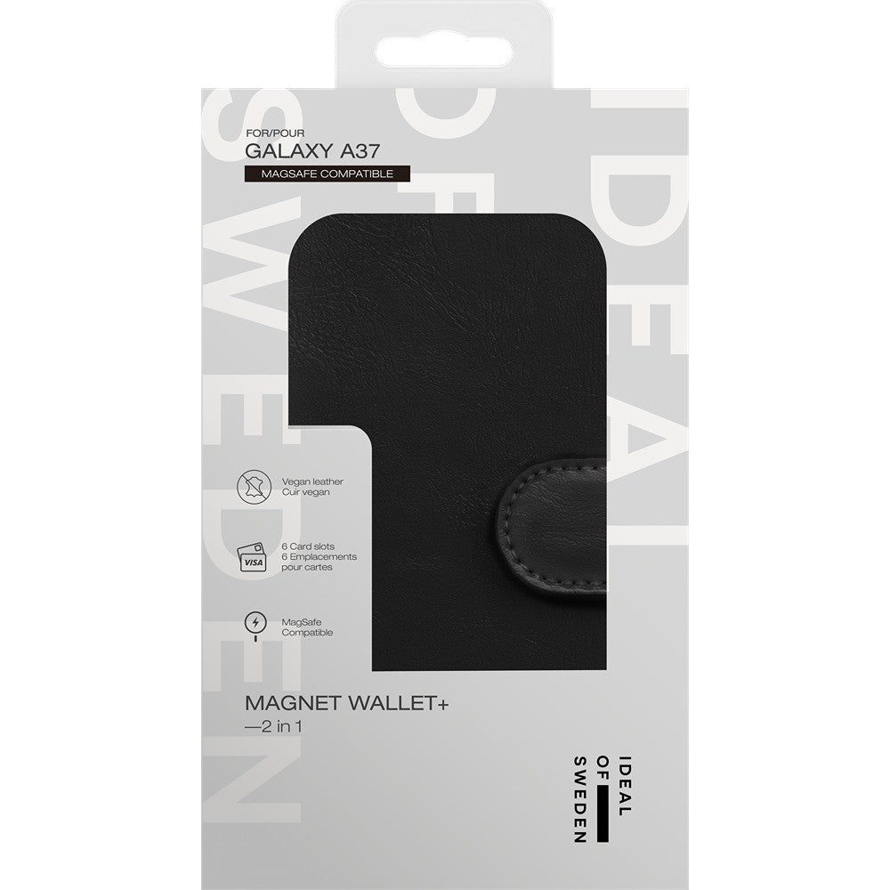 Ideal of Sweden Samsung Galaxy A37 Etui Magnet Wallet+ MagSafe Svart