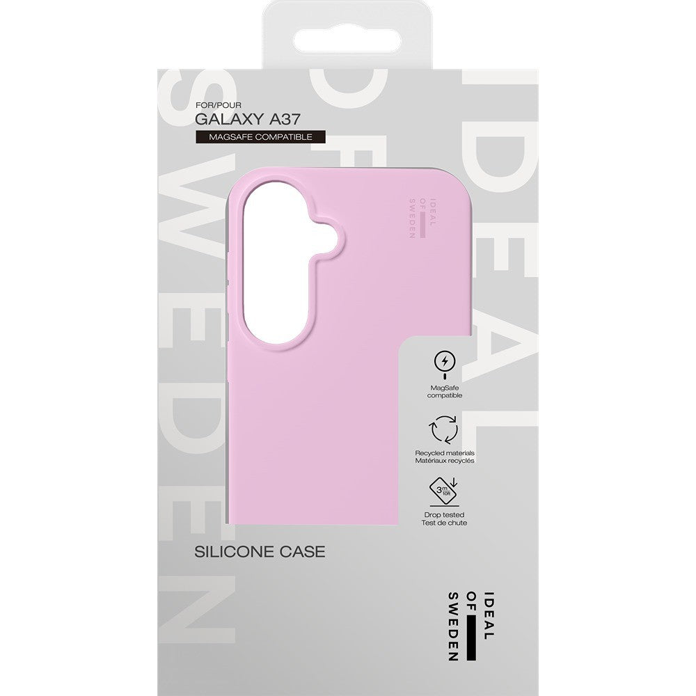 Ideal of Sweden Samsung Galaxy A37 Deksel Silicone Case MagSafe Bubblegum Pink