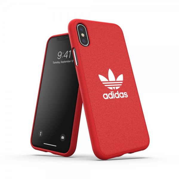 Adidas iPhone X/Xs Deksel OR Moulded Case Canvas FW19 Scarlet