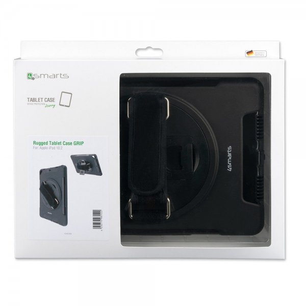 4smarts iPad 10.2 (gen 7/8/9) Deksel Rugged Etui Grip Svart