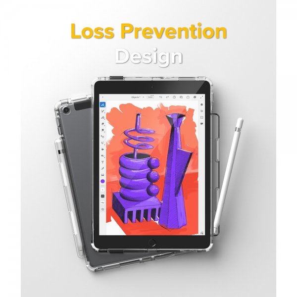 Ringke iPad 10.2 (gen 7/8/9) Deksel Fusion+ Strap Combo Lime Glow