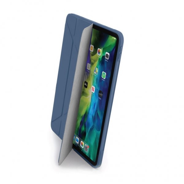 Pipetto iPad Pro 11 (gen 2/3/4) Origami Veske Blå