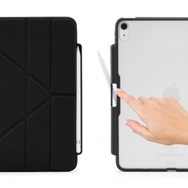 Pipetto iPad 10.9 (gen 10)/iPad 11 (A16) Etui Origami No3 Pencil Case Svart