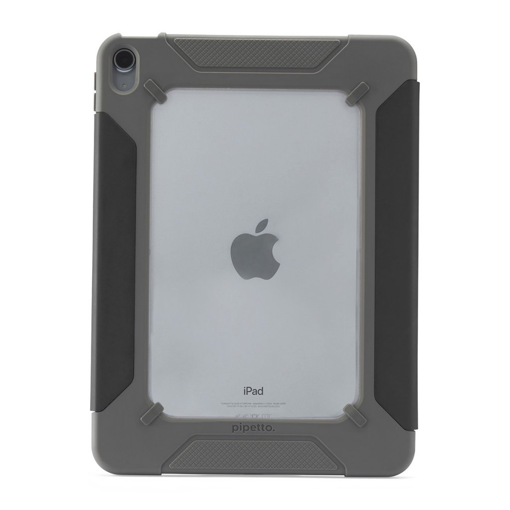 Pipetto iPad 10.9 (gen 10)/iPad 11 (A16) Etui 360 Rugged Folio Svart