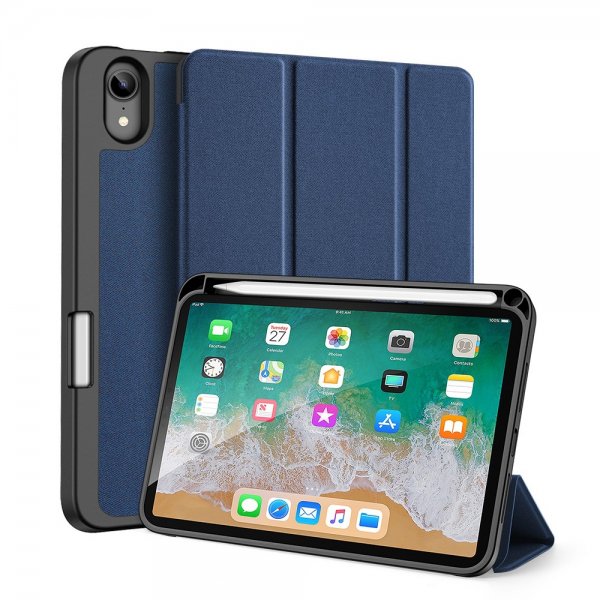 Dux Ducis iPad mini (gen 6)/iPad mini (A17 Pro) Etui Domo Series Blå