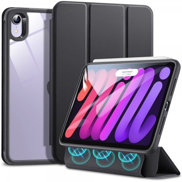 ESR iPad mini (gen 6)/iPad mini (A17 Pro) Etui Rebound Hybrid Transparent Svart