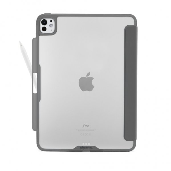 Pipetto iPad Pro 11 (M4/M5) Etui Origami No3 Pencil Case Grå