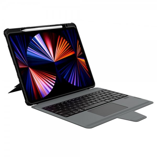 Nillkin iPad Pro 12.9 (gen 4/5/6) Etui Bluetooth Combo Keyboard Case Svart