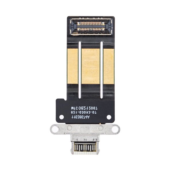 iPad 12.9 6. gen/Pad Pro 11 3./4. gen ladekontakt flexkabel - svart