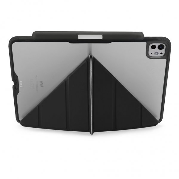 Pipetto iPad Pro 13 (M4/M5) Etui Origami No3 Pencil Case Svart