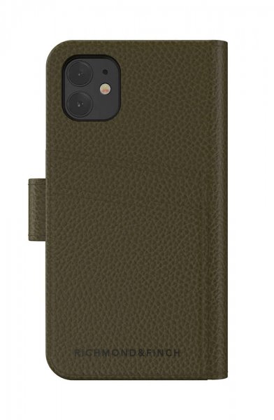Richmond & Finch iPhone 11 Etui Wallet Löstagbart Deksel Emerald Green