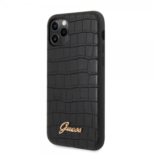 Guess iPhone 11 Pro Deksel Croco Svart