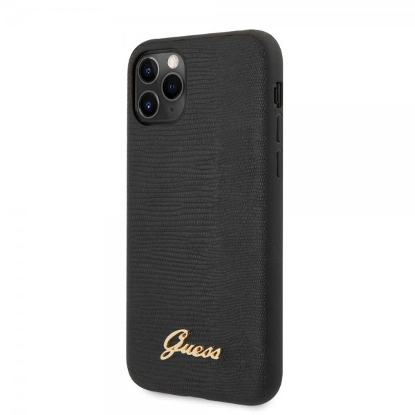 Guess iPhone 11 Pro Deksel Lizard Svart
