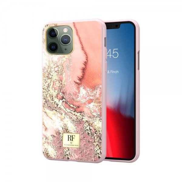 Richmond & Finch iPhone 11 Pro Deksel Pink Marble Gold