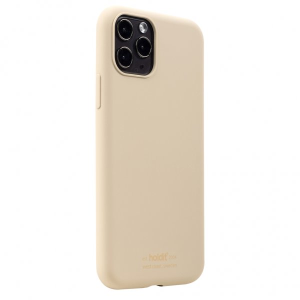 holdit iPhone 11 Pro Deksel Silikon Beige